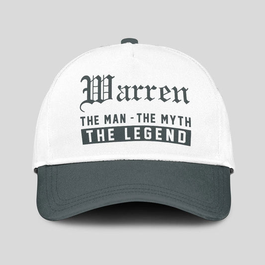 The Man The Myth The Legend Luxury Cap WARREN 13K1 C39PF