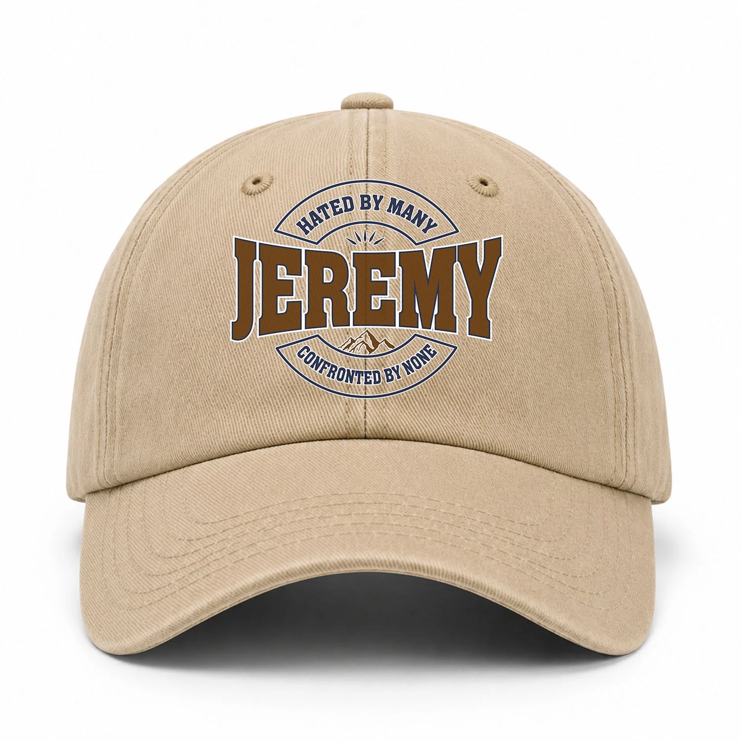 Hated By Many Confronted By None Washed Cap JEREMY 13K1 C36PF