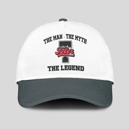 The Man The Myth The Legend Custom Initial Letter And Name Cap TYLER 13K1 C38PF
