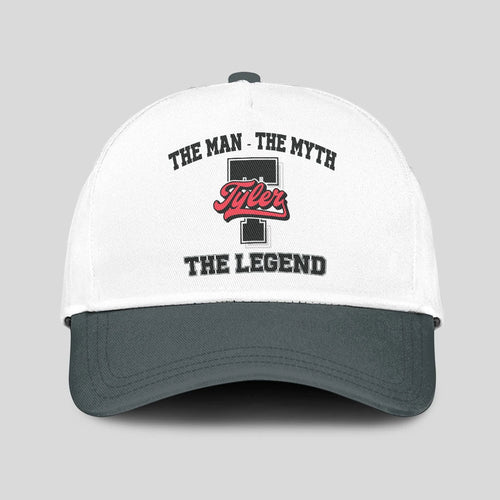 The Man The Myth The Legend Custom Initial Letter And Name Cap TYLER 13K1 C38PF