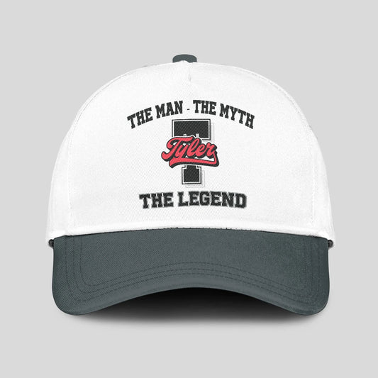 The Man The Myth The Legend Custom Initial Letter And Name Cap TYLER 13K1 C38PF