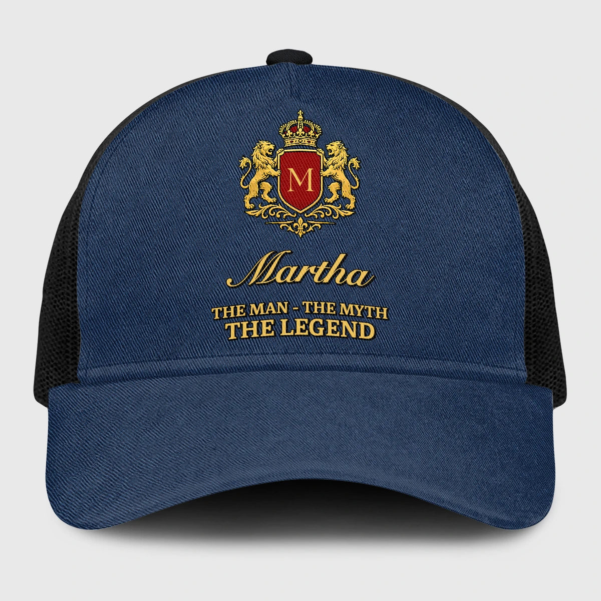 The Man The Myth The Legend Royal Blue Mesh Cap MARTHA 13K1 C187PF