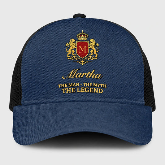 The Man The Myth The Legend Royal Blue Mesh Cap MARTHA 13K1 C187PF