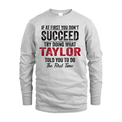 TAYLOR 13K1-357 If At First You Don't Succeed...