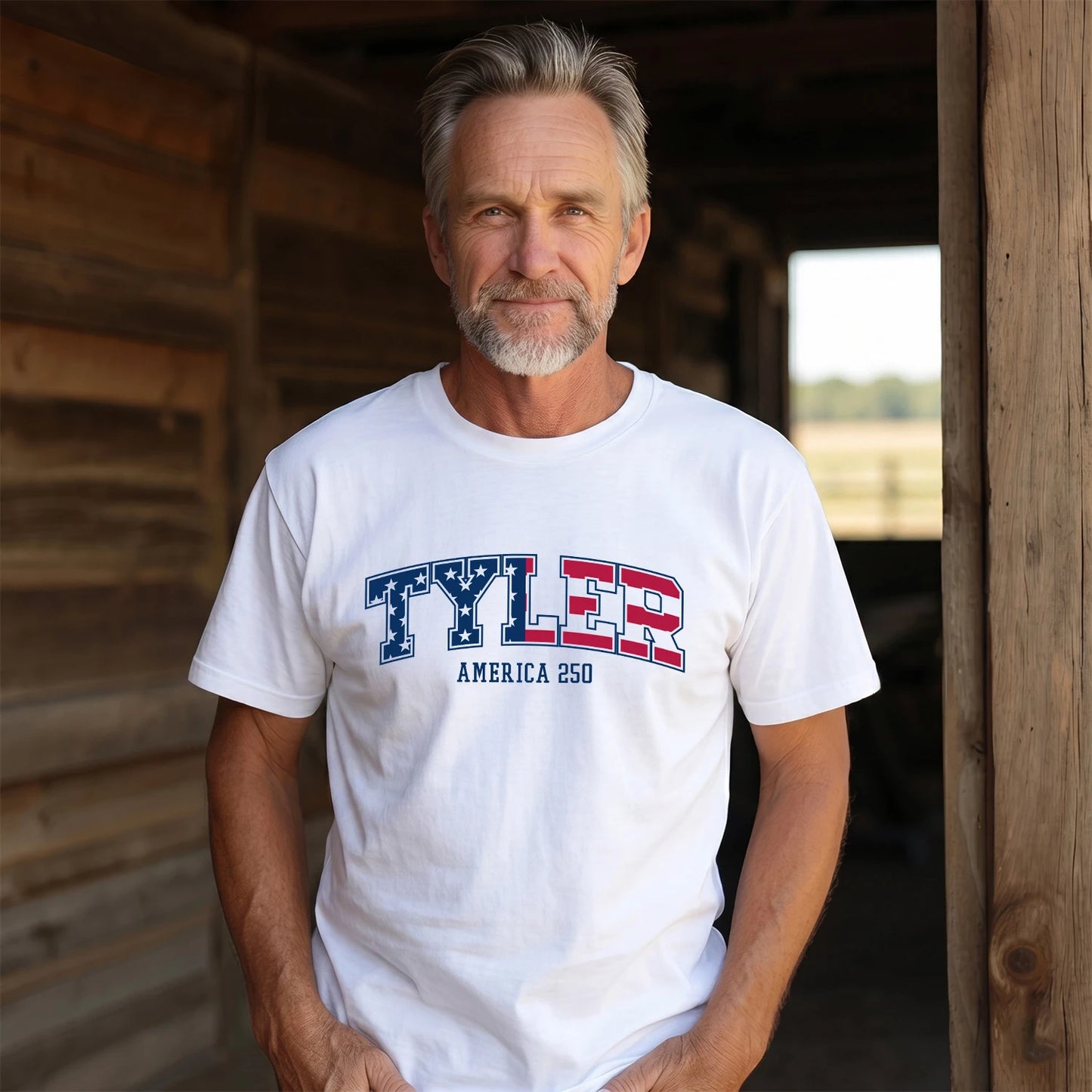 TYLER 13K1-555 America 250 Personalized