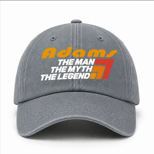 The Man The Myth The Legend With Logo Washed Cap ADAMS 13K1 C72PF
