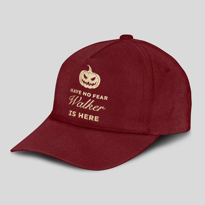 Have No Fear Your Name Is Here Halloween Pumpkin Burgundy WALKER 13K1 C163PF