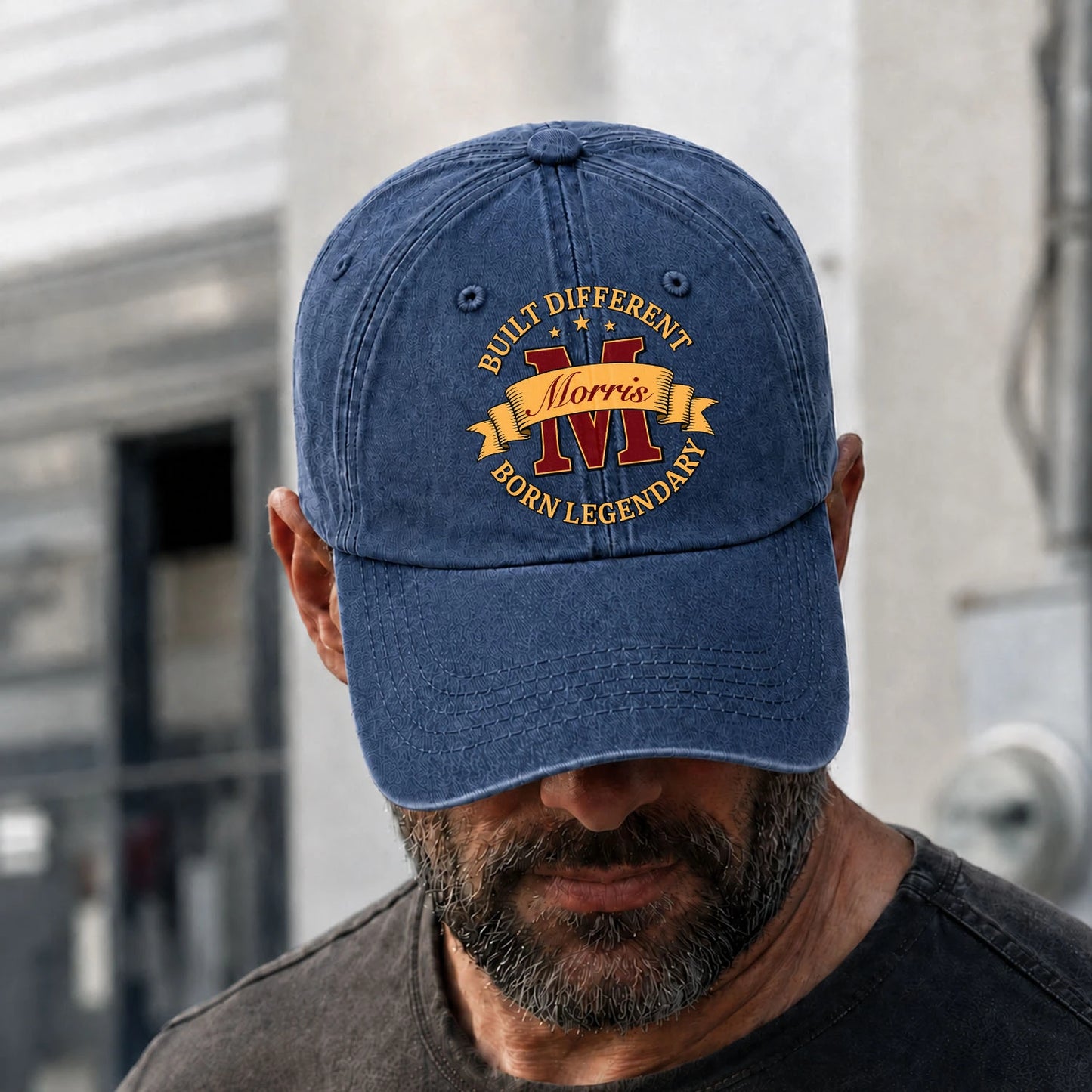 Built Different Born Legendary Royal Washed Cap MORRIS 13K1 C71PF