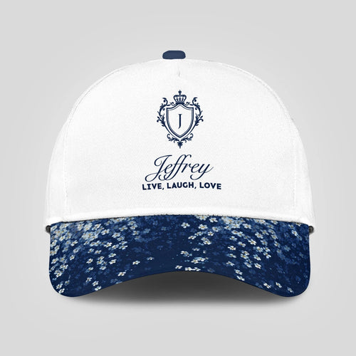 Live Laugh Love Floral Luxury Cap JEFFREY 13K1 C110PF