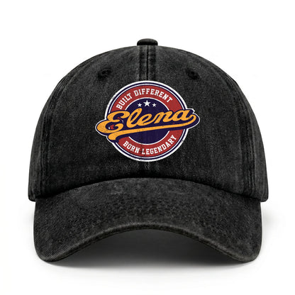 Built Different Born Legendary Logo Washed Cap ELENA 13K1 C65PF