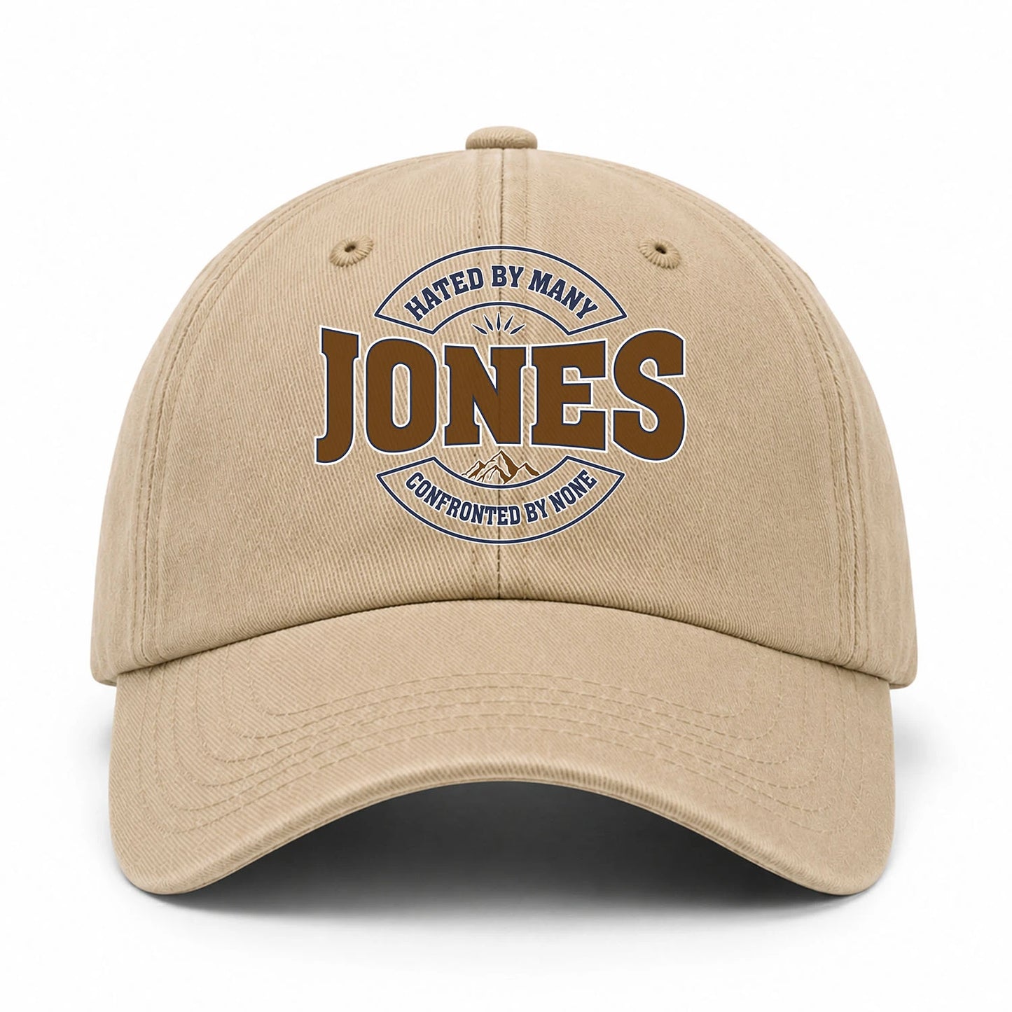 Hated By Many Confronted By None Washed Cap JONES 13K1 C36PF