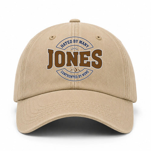 Hated By Many Confronted By None Washed Cap JONES 13K1 C36PF