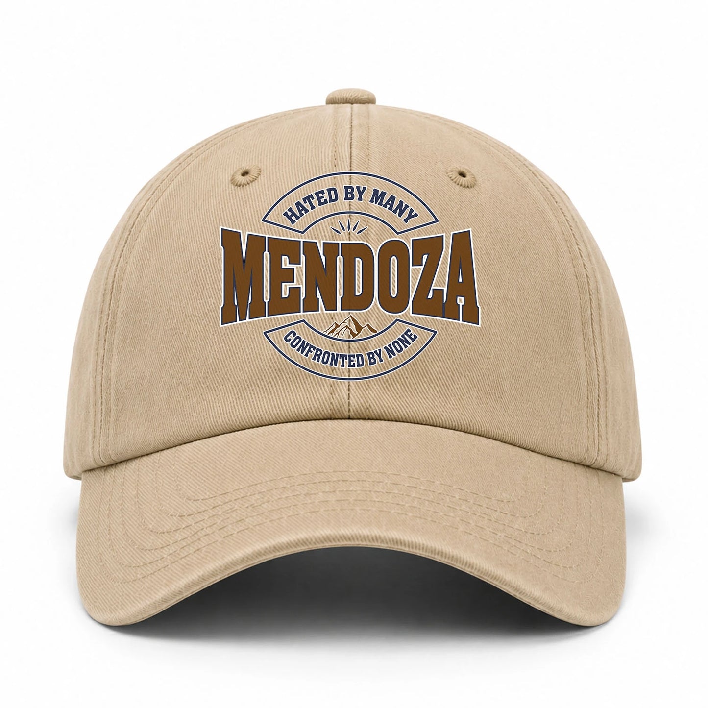 Hated By Many Confronted By None Washed Cap MENDOZA 13K1 C36PF
