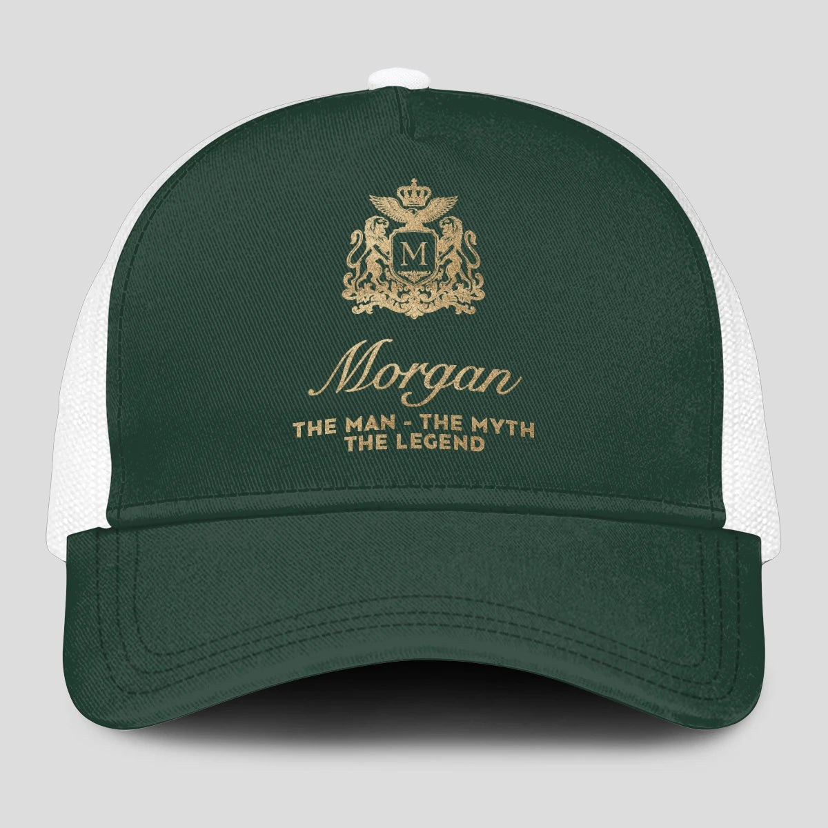 The Man The Myth The Legend Sage Green Mesh Cap MORGAN 13K1 C192PF