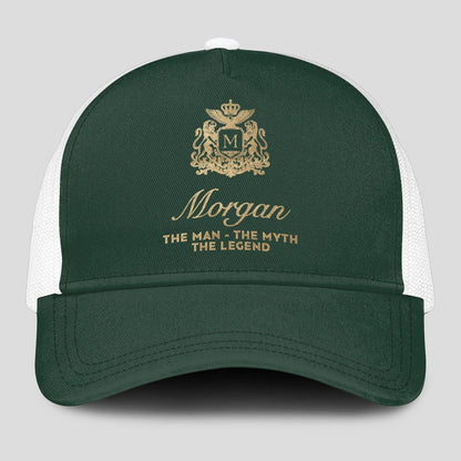 The Man The Myth The Legend Sage Green Mesh Cap MORGAN 13K1 C192PF