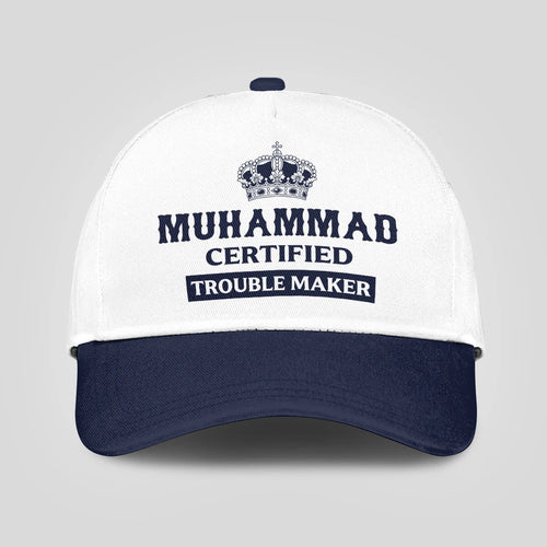 Certified Your Name Trouble Maker Washed Cap MUHAMMAD 13K1 C148PF