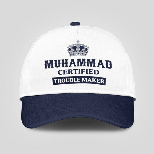 Certified Your Name Trouble Maker Washed Cap MUHAMMAD 13K1 C148PF