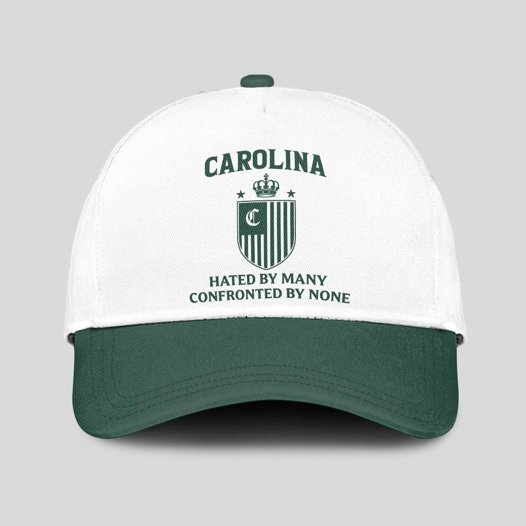 Hated By Many Confronted By None Luxury Logo Cap CAROLINA 13K1 C41PF