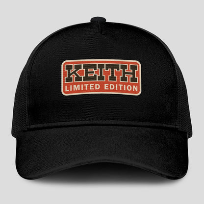 Limited Edition Red Logo Black Mesh Cap KEITH 13K1 C215PF