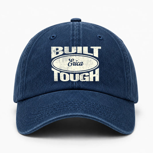 Built Your Name Tough Slogan Washed Cap ERICA 13K1 C96PF