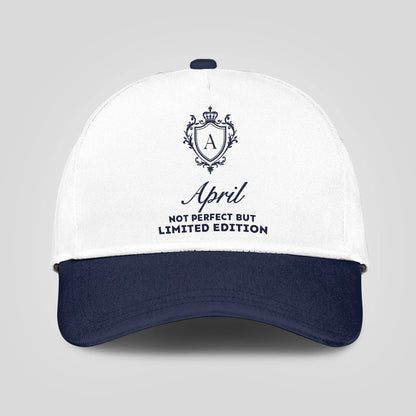 Not Perfect But Limited Edition Blue And White Luxury Cap APRIL 13K1 C151PF