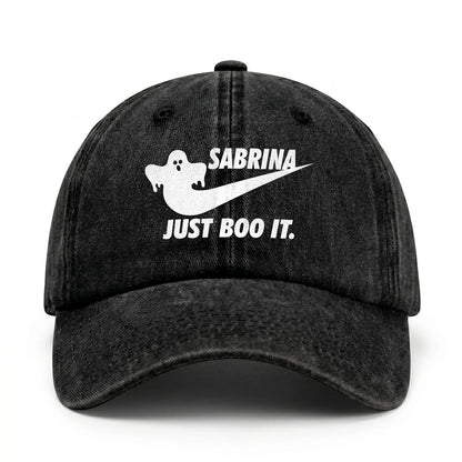 Just Boo It Halloween Washed Cap SABRINA 13K1 C83PF