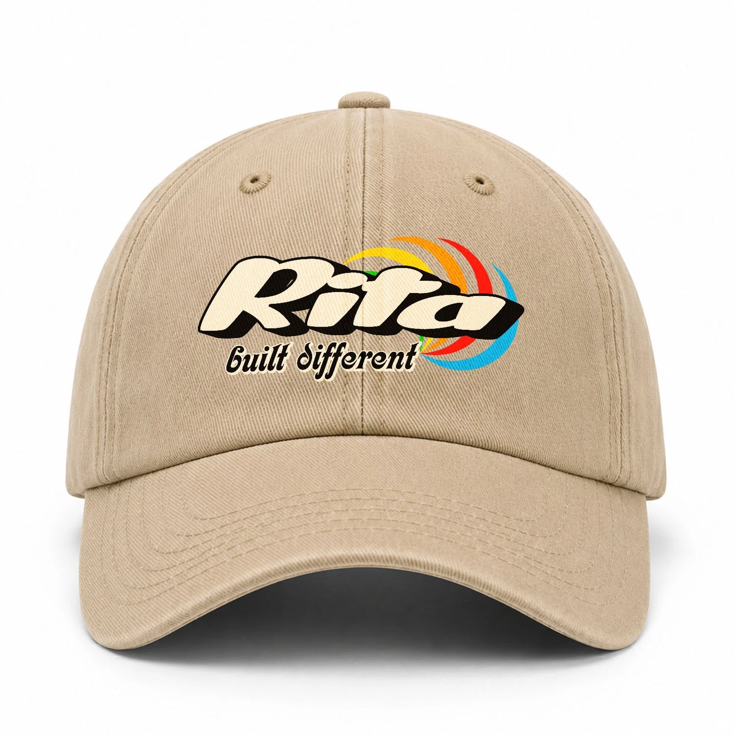 Your Name Built Different Retro Washed Cap RITA 13K1 C55PF