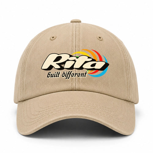 Your Name Built Different Retro Washed Cap RITA 13K1 C55PF
