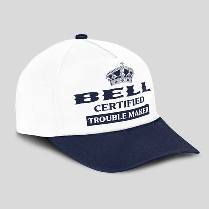 Certified Your Name Trouble Maker Washed Cap BELL 13K1 C148PF