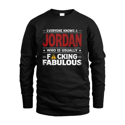 JORDAN 13K1-565 Everyone Know A/An Name Who Is Usually...