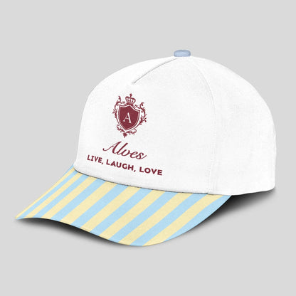 Live Laugh Love Blue And Yellow Luxury Cap ALVES 13K1 C121PF