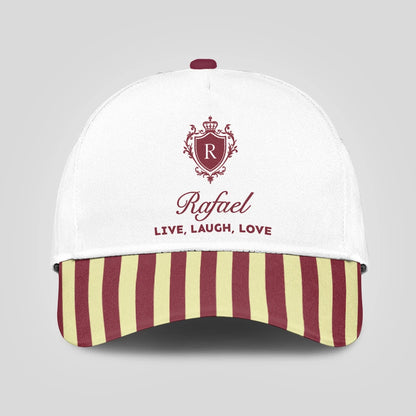 Live Laugh Love Burgundy And Yellow Cap RAFAEL 13K1 C120PF