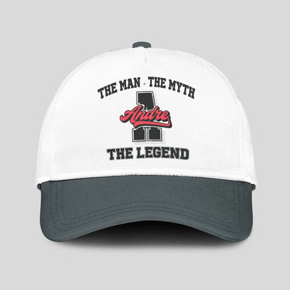 The Man The Myth The Legend Custom Initial Letter And Name Cap ANDRE 13K1 C38PF