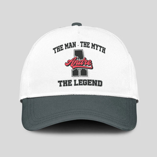 The Man The Myth The Legend Custom Initial Letter And Name Cap ANDRE 13K1 C38PF