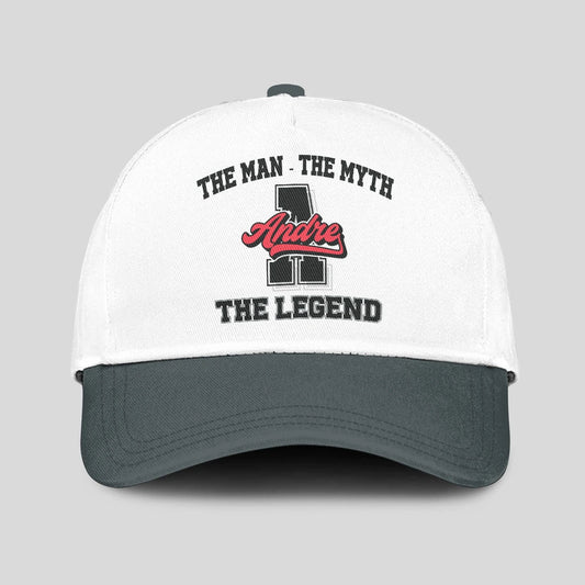 The Man The Myth The Legend Custom Initial Letter And Name Cap ANDRE 13K1 C38PF