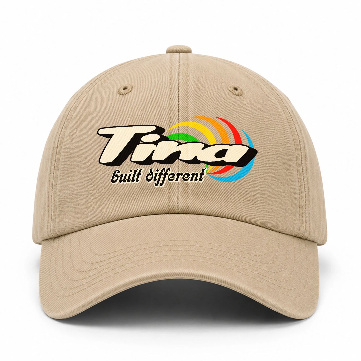 Your Name Built Different Retro Washed Cap TINA 13K1 C55PF