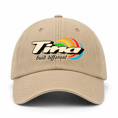 Your Name Built Different Retro Washed Cap TINA 13K1 C55PF