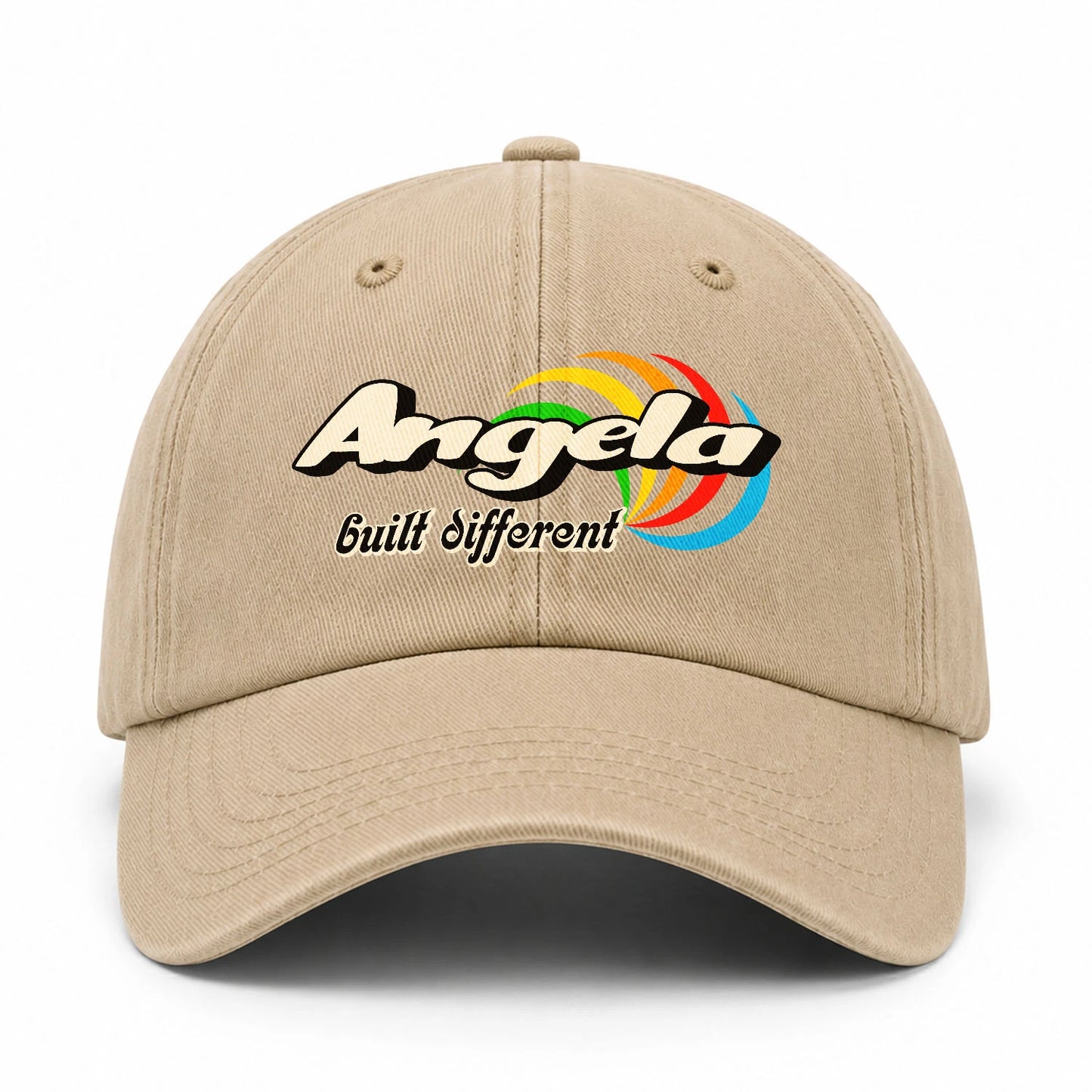 Your Name Built Different Retro Washed Cap ANGELA 13K1 C55PF