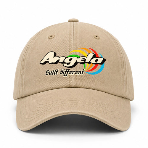Your Name Built Different Retro Washed Cap ANGELA 13K1 C55PF