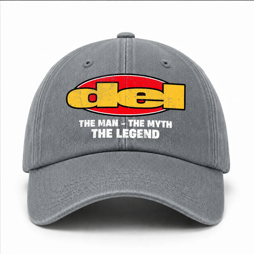The Man The Myth The Legend Vintage Logo Washed Cap DEL 13K1 C162PF