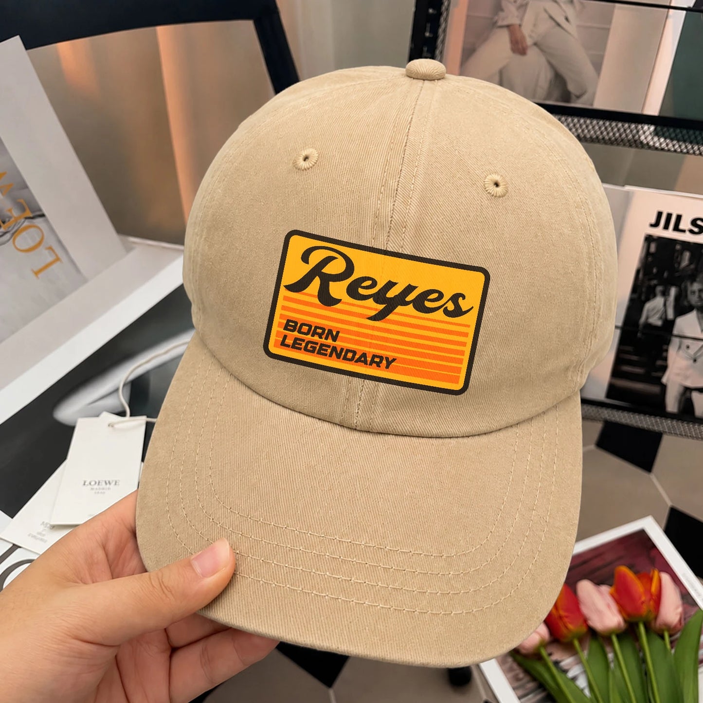 Born Legendary Vintage Washed Cap REYES 13K1 C64PF