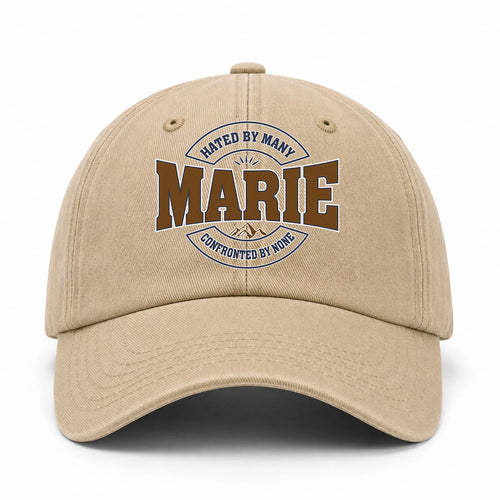Hated By Many Confronted By None Washed Cap MARIE 13K1 C36PF