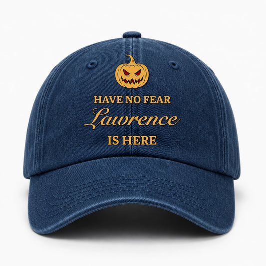 Have No Fear Your Name Is Here Jack O' Lantern Washed Cap LAWRENCE 13K1 C165PF