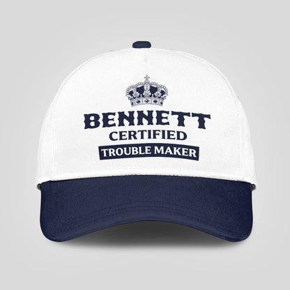 Certified Your Name Trouble Maker Washed Cap BENNETT 13K1 C148PF