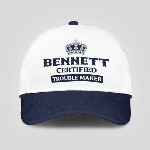 Certified Your Name Trouble Maker Washed Cap BENNETT 13K1 C148PF