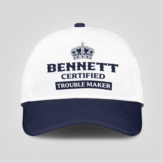 Certified Your Name Trouble Maker Washed Cap BENNETT 13K1 C148PF