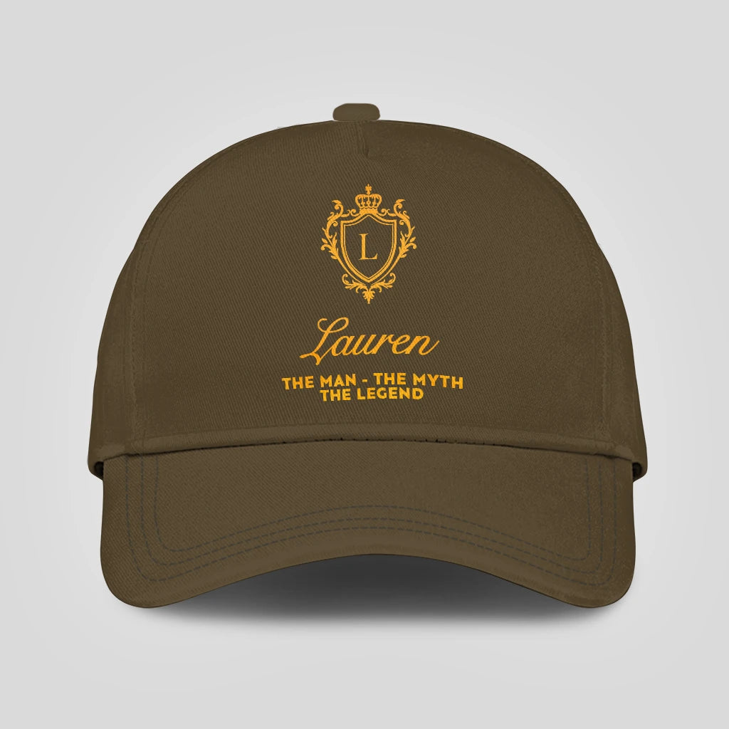 The Man The Myth The Legend Luxury Olive Cap LAUREN 13K1 C91PF