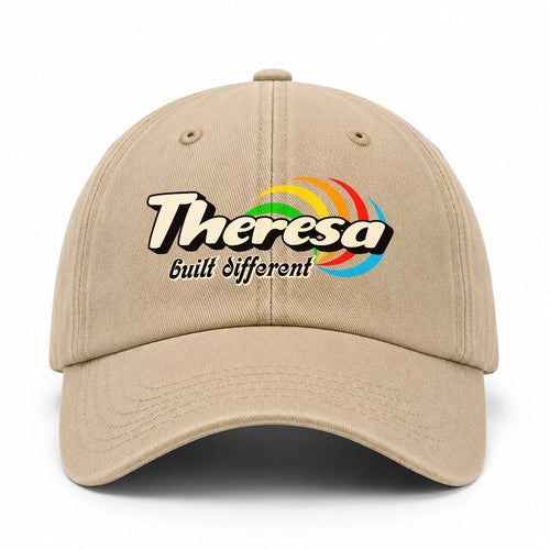 Your Name Built Different Retro Washed Cap THERESA 13K1 C55PF
