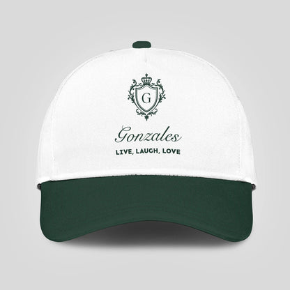 Live Laugh Love Elegant Blue And White Cap GONZALES 13K1 C90PF
