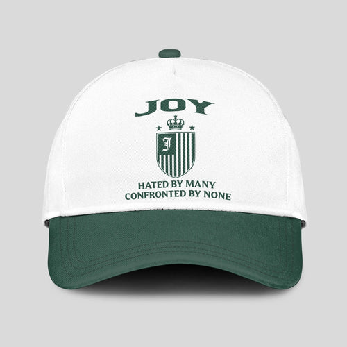 Hated By Many Confronted By None Luxury Logo Cap JOY 13K1 C41PF